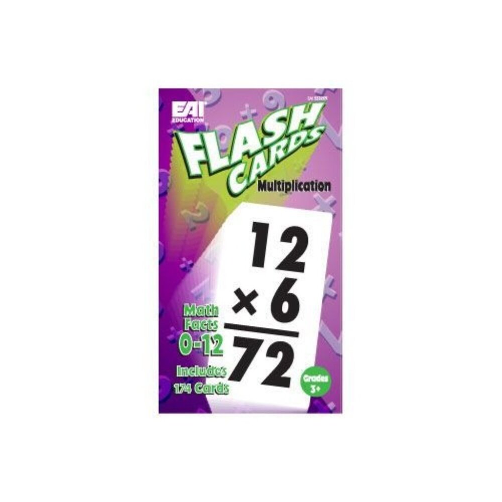 EAI Education Multiplication Flash Cards NEW IN BOX
